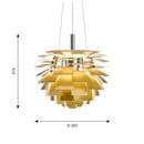 PH Artichoke アーティチョーク φ480 Brass(真鍮) 3000K ルイスポールセン Louis Poulsen  ルイスポールセン、レクリントなどの北欧照明、アルテミデ、フロスなどのデザイナーズ照明、イサムノグチの和風照明を通販します。照明器具を販売するネットショップ!送料無料!