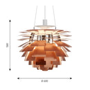 PH Artichoke アーティチョーク φ600 Copper(銅) 2700K ルイスポールセン Louis Poulsen  ルイスポールセン、レクリントなどの北欧照明、アルテミデ、フロスなどのデザイナーズ照明、イサムノグチの和風照明を通販します。照明器具を販売するネットショップ!送料無料!