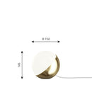 ≪特典付≫Louis Poulsen ルイスポールセン テーブル/フロアライト VL Studio Table/Floor 150 Brass (真鍮/無塗装)【正規品】 ★プレゼント付 3年保証