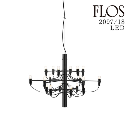 フロス FLOS「2097 18」2097 18 BLK LED ブラック ペンダント【要電気工事】【正規品】3年保証