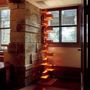 322S7263 TALIESIN2 タリアセン2 Frank Lloyd Wright（フランクロイドライト） ヤマギワ yamagiwa フロアスタンド チェリー塗装仕上 3年保証 【正規品】