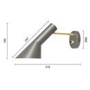 Louis Poulsen ルイスポールセン AJ ウォール ウォームグレー/真鍮ポリッシュ（無塗装）AJ WALL WARM GREY/BRASS ウォールライト【正規品】3年保証 ルイスポールセン、レクリントなどの北欧照明、アルテミデ、フロスなどのデザイナーズ照明、イサムノグチの和風照明を通販します。照明器具を販売するネットショップ！送料無料！