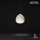 AOYA(アオヤ)  semi-wrinkle washi Pendant(L) ペンダントライト by｜n meister【谷口･青谷和紙】