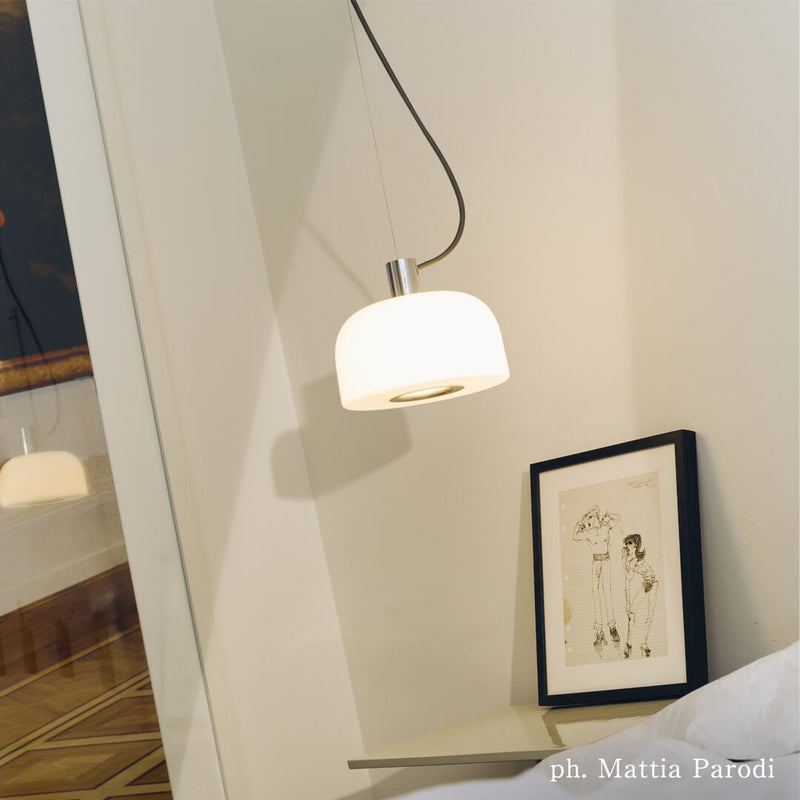 フロス FLOS Bellhop Glass(ベルホップ グラス) S1 ペンダントライト Bright Aluminium ブライト アルミニウム FU108464J  正規品 送料無料 3年保証