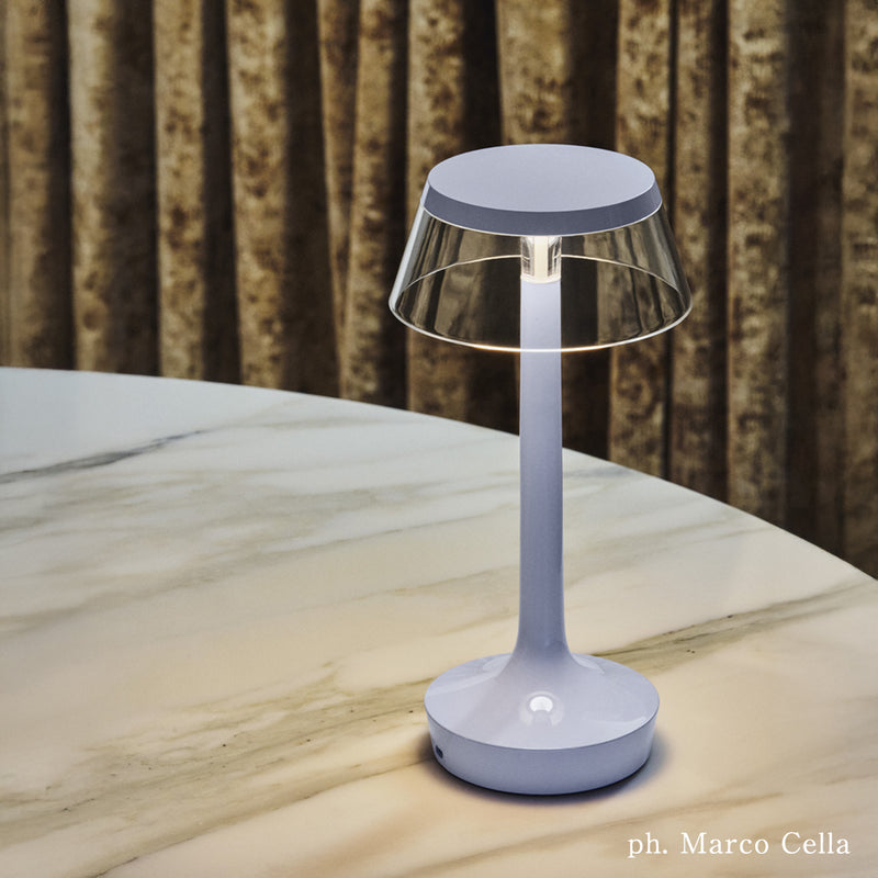 FLOS フロス Bon Jour Unplugged (ボンジュール アンプラグド) テーブルランプ faded blue フェイデッド ブルー F1040014 正規品 送料無料 3年保証