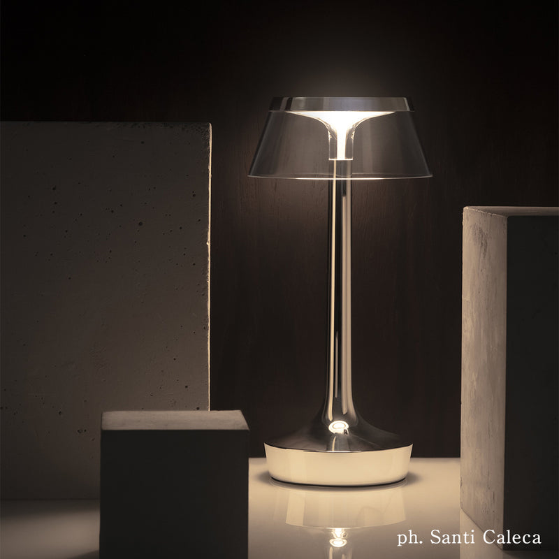 FLOS フロス Bon Jour Unplugged (ボンジュール アンプラグド) テーブルランプ chrome クローム F1040057 正規品 送料無料 3年保証