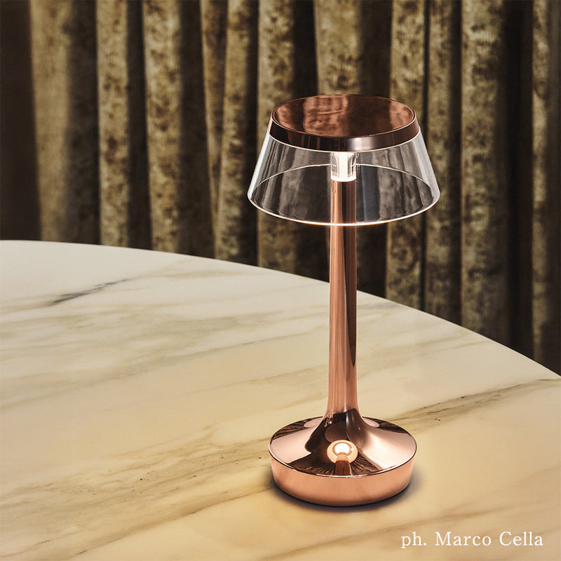 FLOS フロス Bon Jour Unplugged (ボンジュール アンプラグド) テーブルランプ copper コッパー F1040015 正規品 送料無料 3年保証