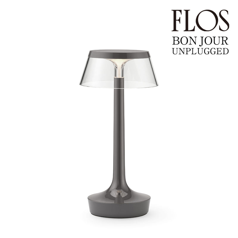 FLOS フロス Bon Jour Unplugged (ボンジュール アンプラグド) テーブルランプ stormy grey ストーミー グレー F1040023 正規品 送料無料 3年保証