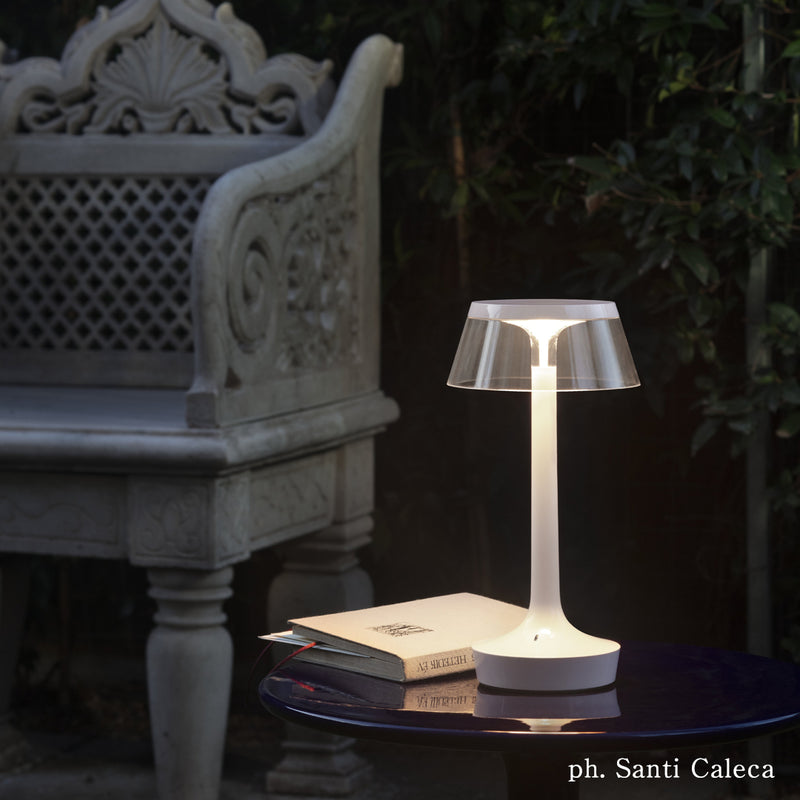 FLOS フロス Bon Jour Unplugged (ボンジュール アンプラグド) テーブルランプ almost white オールモスト ホワイト F1040009 正規品 送料無料 3年保証