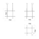フロス FLOS COORDINATES S3 Argent(Silver) (コーディネイツ F)シルバー フロス FLOS ペンダントライト FU186233 要電気工事 正規品 送料無料 3年保証