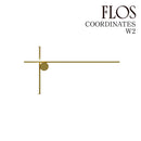 フロス FLOS COORDINATES W2（コーディネーツ）ウォールライト Anodized Champagne シャンパンゴールド F1811644【要電気工事】【正規品】 3年保証
