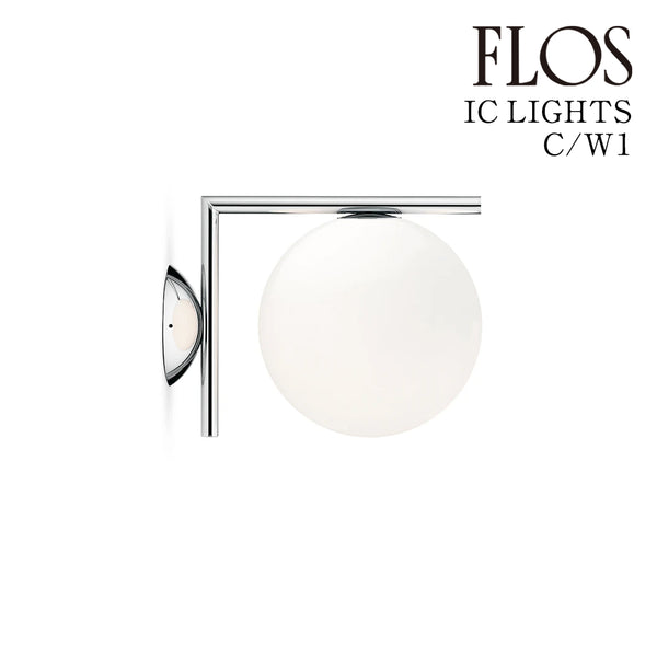 フロス FLOS「IC LIGHTS/C W1（アイシーライツ C/W1）」IC LIGHTS C W1 CHR クローム ウォールランプ 【要電気工事】【正規品】3年保証