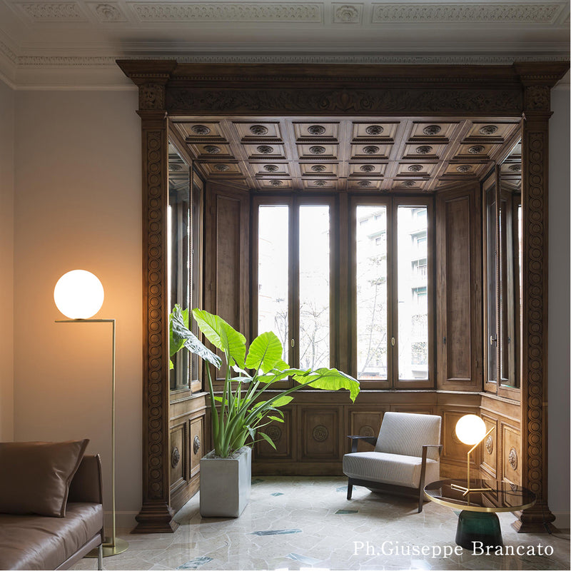 フロス FLOS「IC LIGHTS F2（アイシーライツ F2）」IC LIGHTS F2 LED GLD ゴールド フロアスタンド【正規品】3年保証