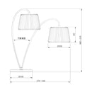北欧照明 LE KLINT レ・クリント Snowdrop スノードロップ 320BBK プラスチックシェード テーブルランプ【正規品】【320B BK】【KT320BBK】 3年保証