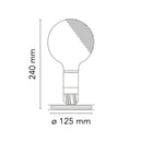 フロス FLOS  LAMPADINA（ランパディーナ）テーブルランプ Black ブラック FU330200 正規品 3年保証 送料無料