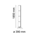 フロス FLOS「Noctambule （ノクタンブル）Floor 4」ノクタンブル F4 ロウシリンダーズ スモール ベース Noctambule Floor 4 Low Cylinders Small Base  フロアスタンド/イタリア製/デザイナーズ/輸入 3年保証