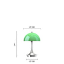 ≪特典付≫パンテラ 160 ポータブル オパール・グリーン/クローム Panthella 160 Portable Opal Original Green Chrome(V3) ルイスポールセン Louis Poulsen テーブルスタンド★プレゼント付 3年保証【正規品】