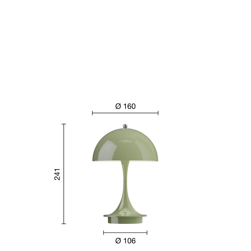 Louis Poulsen ルイスポールセン パンテラ 160 ポータブル オペーク・コーラル Panthella 160 Portable Opaque Coral（V3）ルイスポールセン、レクリントなどの北欧照明、アルテミデ、フロスなどのデザイナーズ照明、イサムノグチの和風照明を通販します。照明器具を販売するネットショップ！送料無料！