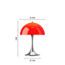 ≪特典付≫パンテラ 250 ポータブル オパール・レッド/クローム Panthella 250 Portable Opal Original Red Chrome(V3) ルイスポールセン Louis Poulsen テーブルスタンド★プレゼント付 3年保証【正規品】