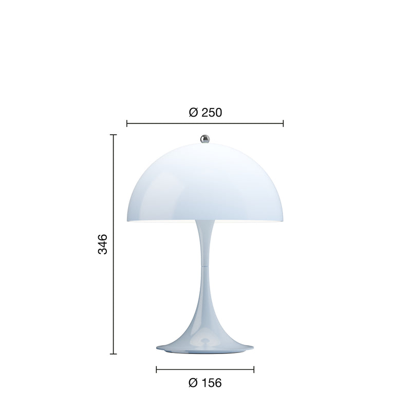 ≪特典付≫パンテラ 250 ポータブル オパール・ペール・ブルー Panthella 250 Portable Opal Pale Blue ルイスポールセン Louis Poulsen テーブルスタンド★プレゼント付 3年保証【正規品】