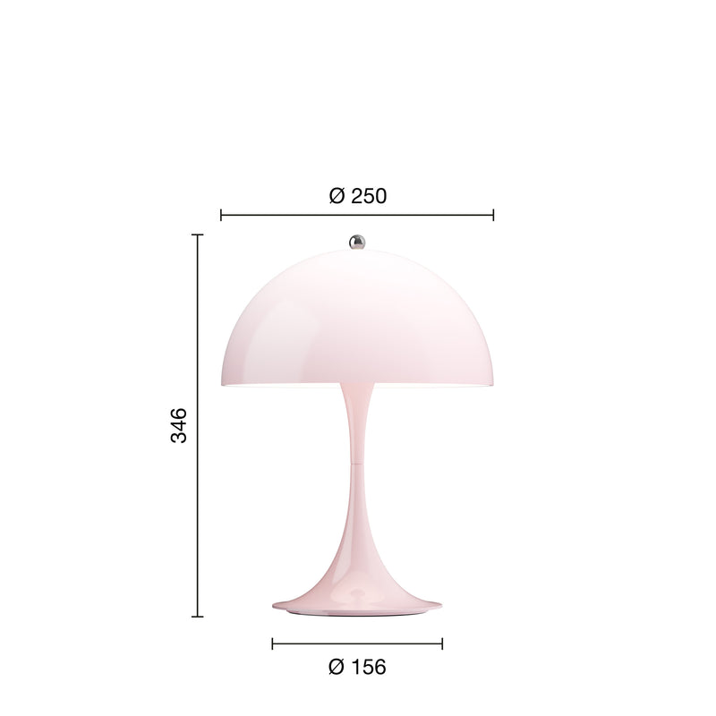 ≪特典付≫パンテラ 250 ポータブル オパール・ペール・ローズ Panthella 250 Portable Opal Pale Rose ルイスポールセン Louis Poulsen テーブルスタンド★プレゼント付 3年保証【正規品】