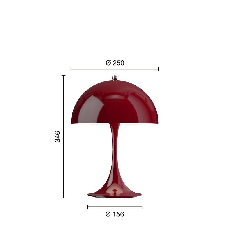≪特典付≫パンテラ 250 ポータブル オペーク・バーガンディ Panthella 250 Portable Opaque Burgundy ルイスポールセン Louis Poulsen テーブルスタンド★プレゼント付 3年保証【正規品】