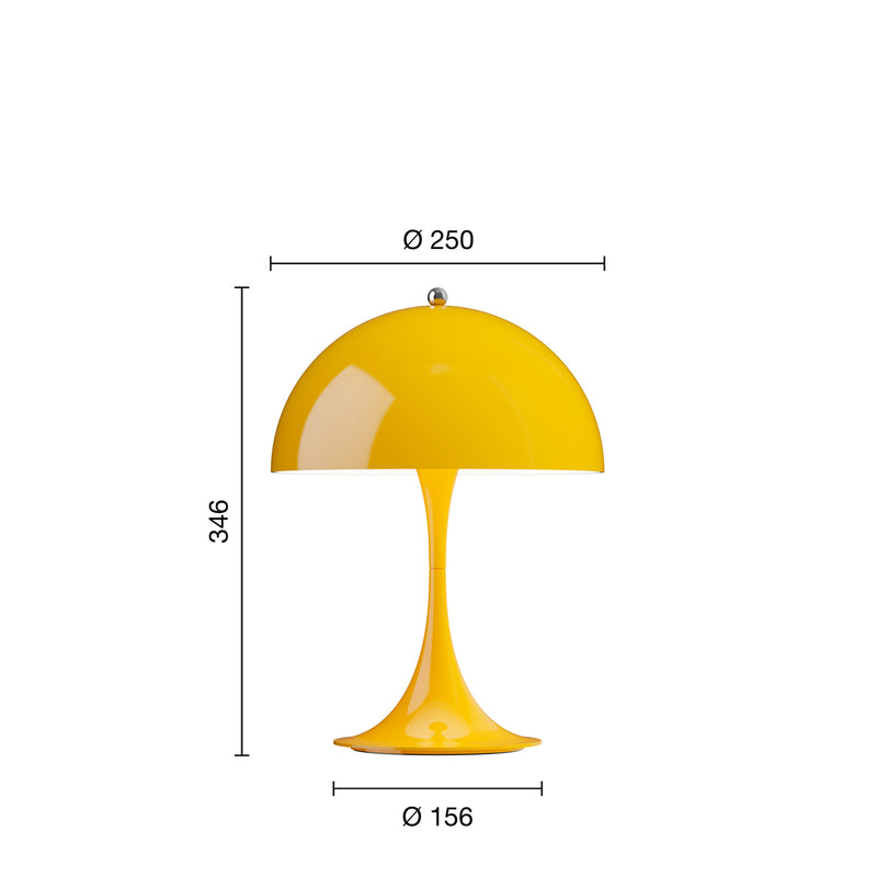 ≪特典付≫パンテラ 250 ポータブル オペーク・イエロー  Panthella 250 Portable Opaque Yellow ルイスポールセン Louis Poulsen テーブルスタンド★プレゼント付 3年保証【正規品】