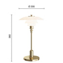 ≪特典付/当店在庫あり≫Louis Poulsen ルイスポールセン テーブルスタンド PH 2/1ポータブル PH 2/1Portable 真鍮メタライズド テーブルランプ【正規品】 ★プレゼント付 3年保証