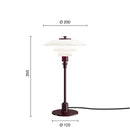 ≪特典付≫Louis Poulsen ルイスポールセン PH 2/1 テーブル グロッシー・バーガンディー PH 2/1 Table Glossy Burgundy【正規品】｜テーブルランプ【送料無料】★プレゼント付 3年保証