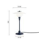 ≪特典付≫Louis Poulsen ルイスポールセン PH 2/1 テーブル グロッシー・ディープ・ブルー PH 2/1 Table Glossy Deep Blue【正規品】｜テーブルランプ【送料無料】★プレゼント付 3年保証
