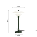 ≪特典付≫Louis Poulsen ルイスポールセン PH 2/1 テーブル グロッシー・ディープ・グリーン PH 2/1 Table Glossy Deep Green【正規品】｜テーブルランプ【送料無料】★プレゼント付 3年保証