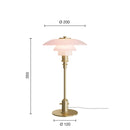 Louis Poulsen ルイスポールセン テーブルランプ PH 2/1 Table Lamp テーブルランプ 真鍮/ペール・ローズ PALE ROSE COLLECTION 【正規品】【送料無料】