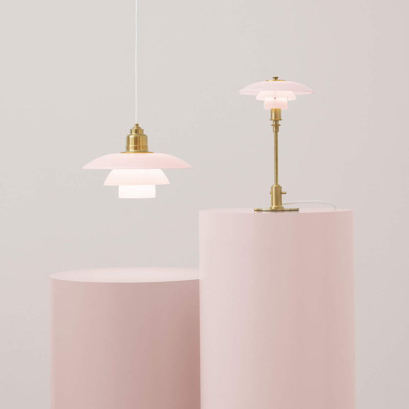 Louis Poulsen ルイスポールセン ペンダントライト PH 31/2-3 Glass Pendant ガラスペンダント 真鍮/ペール・ローズ PALE ROSE COLLECTION【正規品】【送料無料】