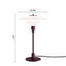 ≪特典付≫Louis Poulsen ルイスポールセン PH 3/2 テーブル グロッシー・バーガンディー PH 3/2 Table Glossy Burgundy【正規品】｜テーブルランプ【送料無料】★プレゼント付 3年保証