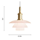 ≪特典付≫Louis Poulsen ルイスポールセン ペンダントライト PH 3/3 Pendant 真鍮/ペール・ローズ PALE ROSE COLLECTION【正規品】 ★プレゼント付 3年保証