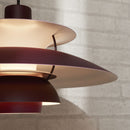 ≪特典付≫Louis Poulsen（ルイスポールセン）ペンダント照明 PH 5 モノクローム・バーガンディー(LED電球付) PH 5 Monochrome Burgundy【正規品】 ★プレゼント付 3年保証