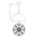 フロス FLOS  SKYGARDEN SMALL （スカイガーデン スモール）ペンダントライト Brown ブラウン F6405647 要電気工事 正規品 3年保証 送料無料