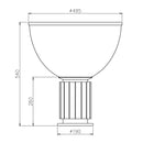フロス FLOS  TACCIA PMMA  （タッチア PMMA）テーブルランプ Bronze ブロンズ F6607046 正規品 3年保証 送料無料
