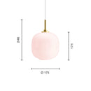 Louis Poulsen ルイスポールセン ペンダントライト VL45 ラジオハウス ペンダントΦ175 真鍮/ペール・ローズ PALE ROSE COLLECTION【正規品】【送料無料】