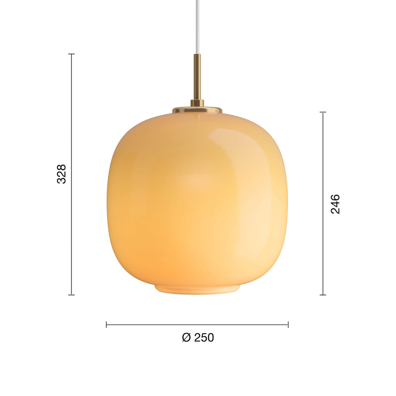 Louis Poulsen ルイスポールセン VL45 ラジオハウス ペンダントΦ250 アンバー AMBER【正規品】【送料無料】
