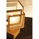 新洋電気 Lampada ランパダ A528-B　旬 -shun-　白×銀鼠 スタンドライト 3年保証