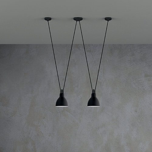 アクロバット NO.324×2 + AC3 x 1 シェードL（全長1300mm W4400mmまで） ペンダントライト DCW editions / LES ACROBATES DE GRAS No. 324 Ceiling lamp Black