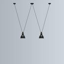アクロバット NO.324×2 + AC3 x 1 シェードL（全長1300mm W4400mmまで） ペンダントライト DCW editions / LES ACROBATES DE GRAS No. 324 Ceiling lamp Black