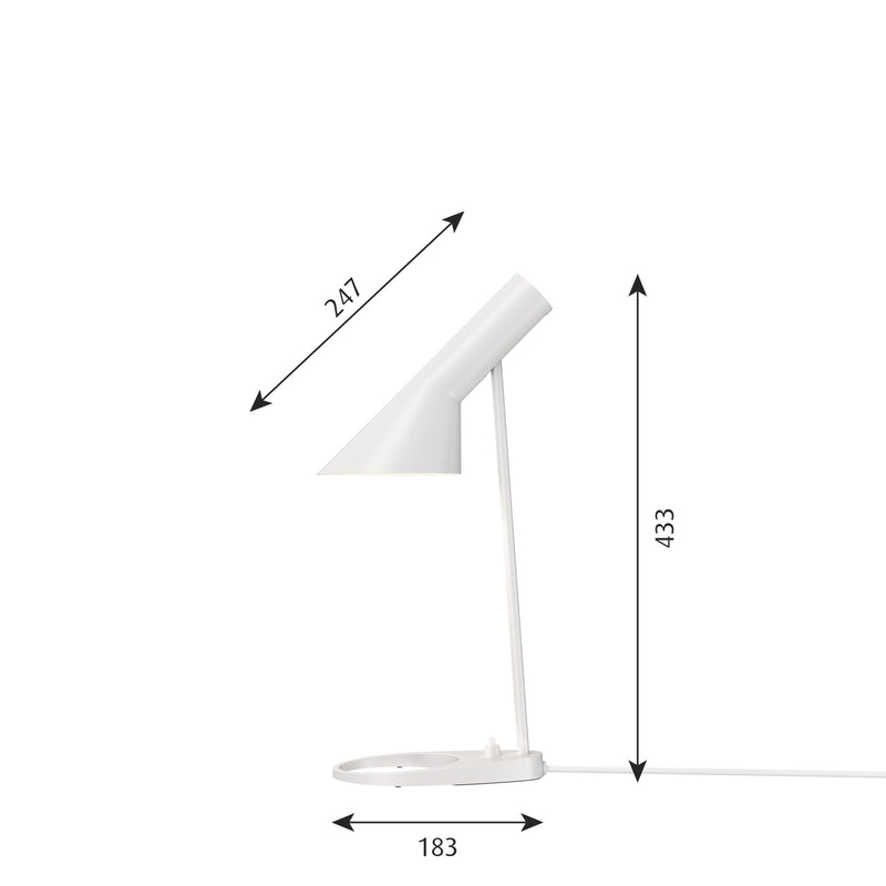 Louis Poulsen ルイスポールセン テーブルスタンド　AJ Mini Table（ホワイト）（白）（テーブルランプ）【正規品】【送料無料】　ルイスポールセン、レクリントなどの北欧照明、アルテミデ、フロスなどのデザイナーズ照明、イサムノグチの和風照明を通販します。照明器具を販売するネットショップ！送料無料！