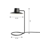 ≪特典付≫Louis Poulsen ルイスポールセン AJ オックスフォード テーブルランプ AJ Oxford Table Lamp Blackmetal 410 ★プレゼント付 3年保証