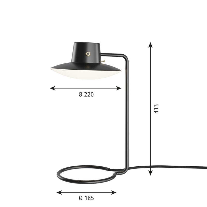 «当店在庫あり»Louis Poulsen ルイスポールセン AJ オックスフォード テーブルランプ AJ Oxford Table Lamp Blackmetal 410 ★和紙ノートプレゼント付 3年保証