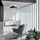 AW-0556 Glow 5000 アートワークスタジオ ARTWORKSTUDIO LED-ceiling lamp グロー5000LEDシーリングランプ(BK/LW ブラック＋ライトウッド)