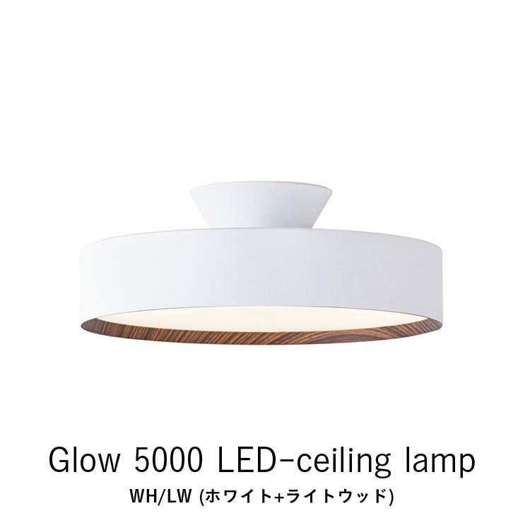 AW-0556 Glow 5000 アートワークスタジオ ARTWORKSTUDIO LED-ceiling lamp グロー5000LEDシーリングランプ(WH/LW ホワイト＋ライトウッド)
