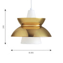 ≪特典付≫北欧照明　Louis Poulsen ルイスポールセン ペンダントライト　Doo-Wop ゴールド 真鍮 【正規品】 ★プレゼント付 3年保証