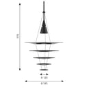 ≪特典付≫Louis Poulsen ルイスポールセン ペンダントライト　Enigma エニグマ 545 Black 黒【正規品】 ★プレゼント付 3年保証